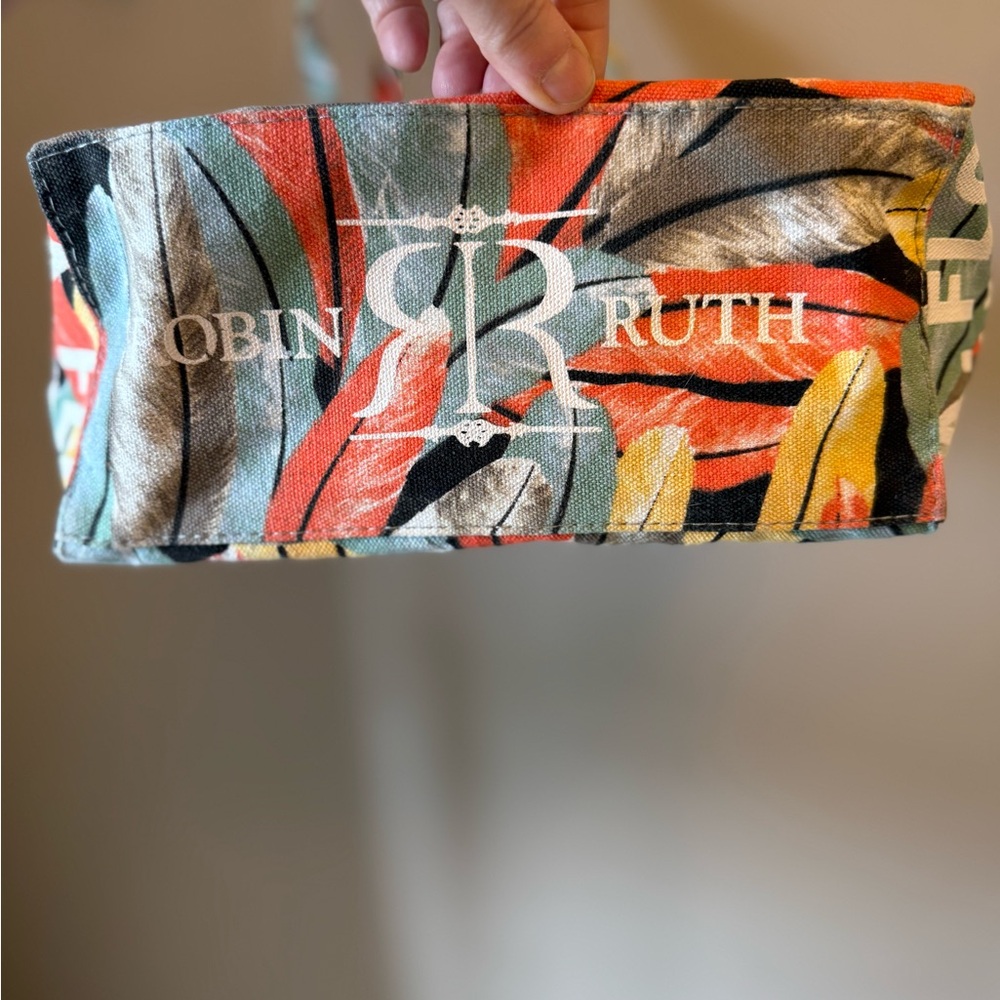 Robin Ruth Multicolor Florida Text Tote - Picture 5 of 5